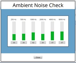 GSI AMTAS Ambient Noise Check
