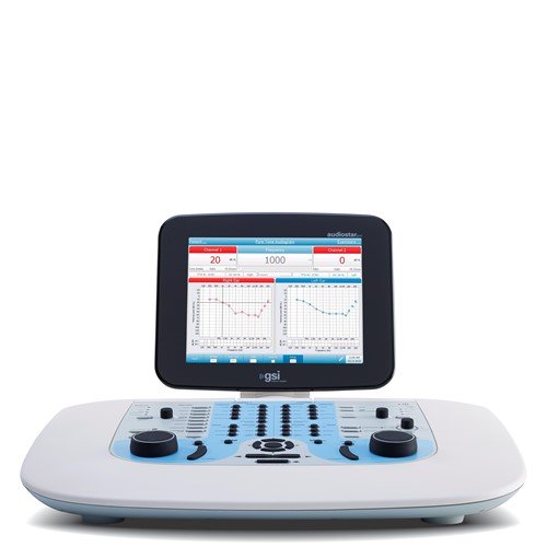 A clinical audiometer from Grason-Stadler