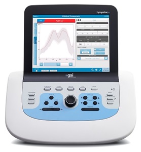 GSI TympStar Pro with WideBand Testing screen
