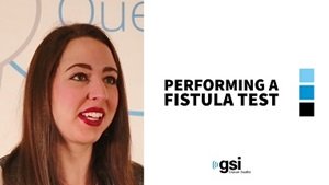Performing Fistula Test