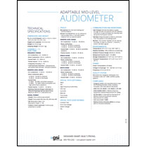 Pello Audiometer Data Sheet