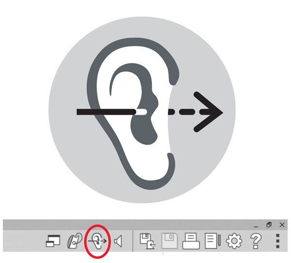 probe tube depth guide icon