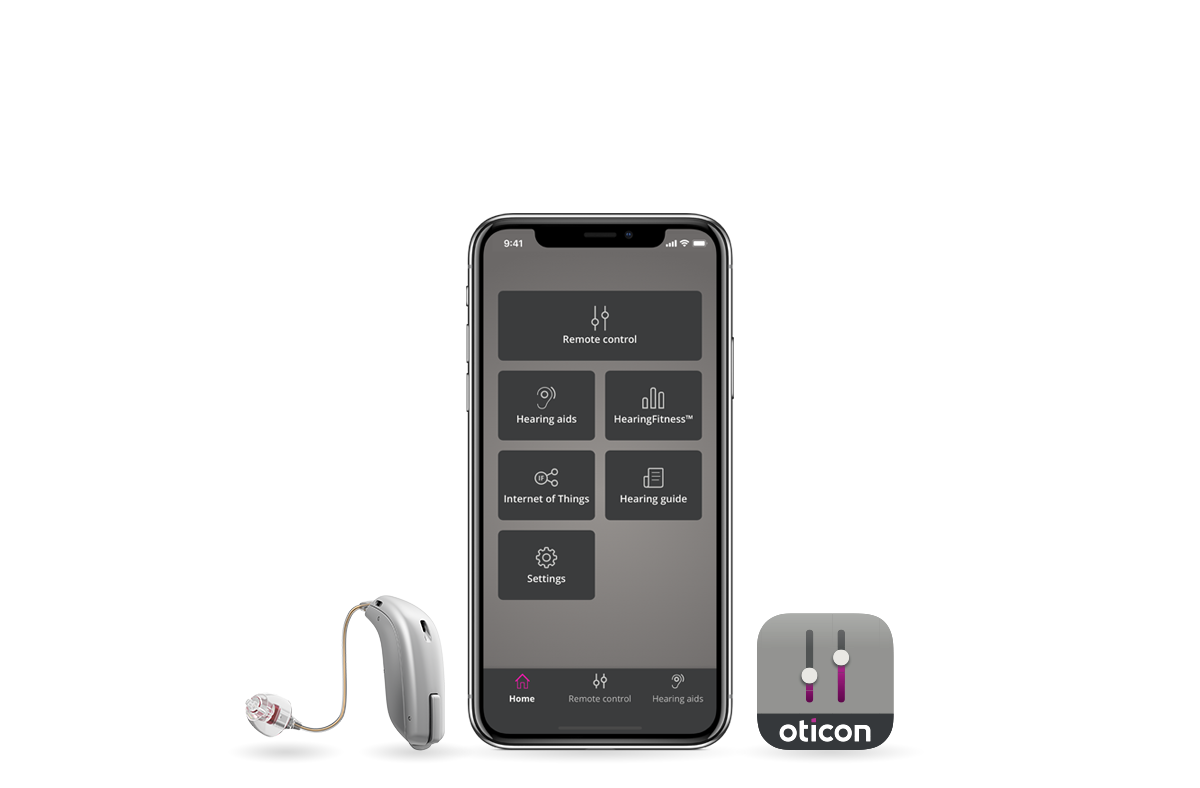 Bluetooth hearing aids connect to ON App